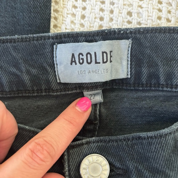 Agolde Toni Midrise Straight Jeans Size 27 - Picture 8 of 11